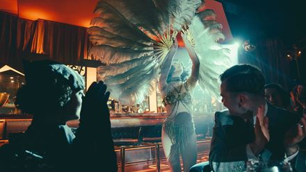 Enjoy captivating burlesque performances at 58th Street. Image courtesy of The Lost Estate.