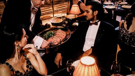 Feast on a lavish six-course New York tasting menu at 58th Street. Image courtesy of The Lost Estate.