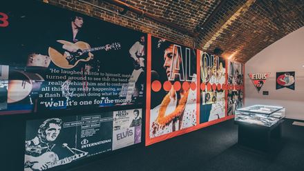 Explore the Direct from Graceland: Elvis exhibition in London Bridge and discover the influential life of Elvis Presley. Image courtesy of Golden Tours.
