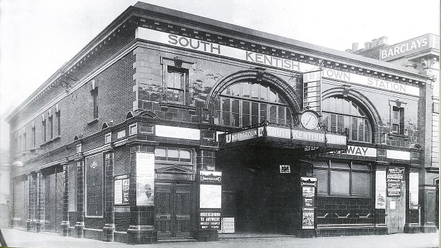 Can you escape Mission: Breakout? Image courtesy of Mission: Breakout. An old black and white photograph of South Kentish Town Station in London