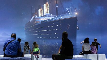 Relive The Legend of the Titanic at Dock X, Canada Water. Image courtesy of Golden Tours.