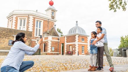 Family fun at Royal Observatory, Greenwich. Image courtesy of Royal Observatory, Greenwich.