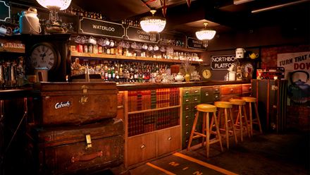 The bar at Cahoots. Credit: Johnny Stephens. Image courtesy of Cahoots.