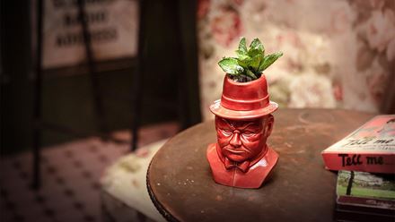 Winston Churchill cocktail at Cahoots. Credit: Timothy Atkins. Image courtesy of Cahoots.