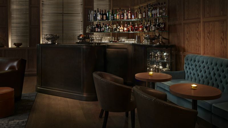 Get comfy in the Punch Room bar which exudes luxury and elegance. Credit: Edition Hotels. Image courtesy of Edition Hotels. The Punch Room bar at the London Edition Hotel