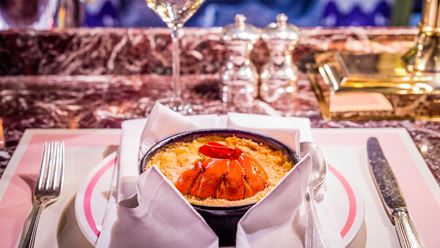 The lobster dish at Bob Bob Ricard. Image courtesy of Bob Bob Ricard.