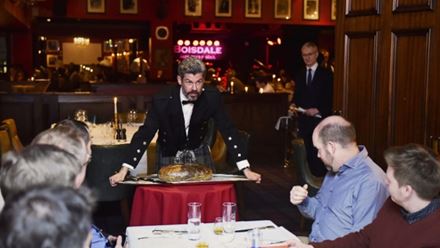 Celebrate Burns Night with a delicious dinner at Boisdale. Image courtesy of Boisdale.