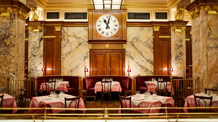 Brasserie Zedel. Credit: Emma Pharaoh. Image courtesy of Brasserie Zedel.