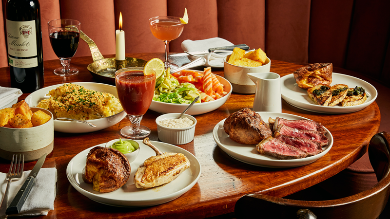 Sunday lunch at Cora Pearl. Credit: Matt Hague. Image courtesy of Cora Pearl. Sunday lunch at Cora Pearl