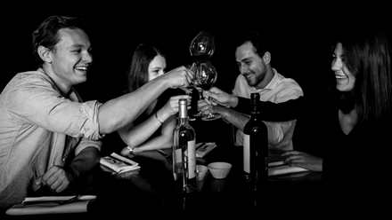 Share an experience to remember at Dans Le Noir with a meal in total darkness. Credit: Romain Ruiz. Image courtesy of Dans Le Noir.