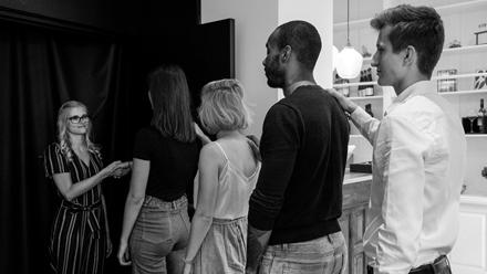 Bring friends, family or loved ones for a once-in-a-lifetime culinary experience at Dans Le Noir. Credit: Romain Ruiz. Image courtesy of Dans Le Noir.