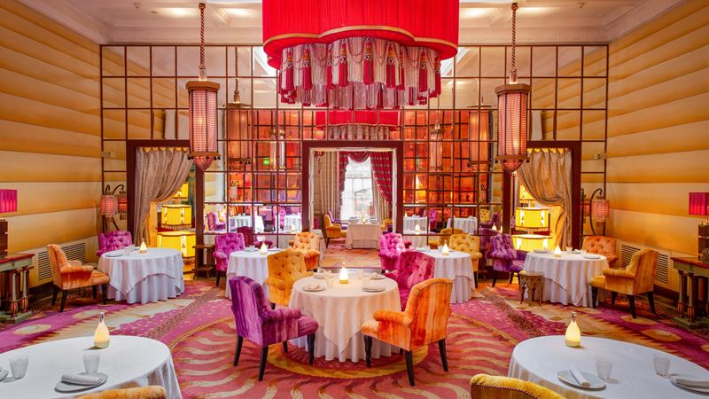 Take in the luxurious surroundings during your visit to The Lecture Room and Library. Credit: Sketch. Image courtesy of Sketch. The Lecture Room and Library at Sketch is decorated in vibrant colours.