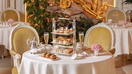 Champagne afternoon tea at The Ritz London. Credit: The Ritz. Image courtesy of The Ritz.