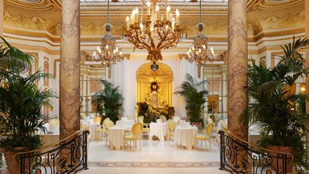 Step into The Palm Court for afternoon tea at The Ritz. Credit: The Ritz. Image courtesy of The Ritz.