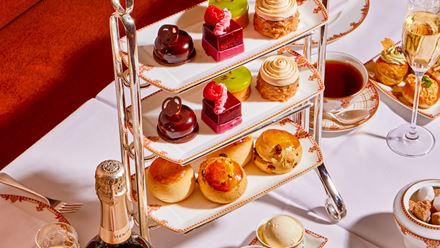 Tuck into scrumptious cakes and scones at The Savoy in London. Credit: The Savoy. Image courtesy of The Savoy.