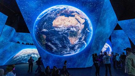 Watch breath-taking footage of the world at the BBC Earth Experience. Image courtesy of BBC Earth Experience.