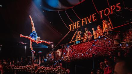 Watch circus acts, performances and jaw-dropping stunts at COME ALIVE! London: The Greatest Showman Circus London Spectacular. © London Theatre Direct/Luke Dyson