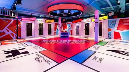 Experience Monopoly like never before at Monopoly Lifesized in London. Image courtesy of Monopoly Lifesized.