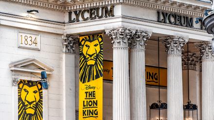 See The Lion King at the Lyceum Theatre. Image courtesy of Shutterstock.