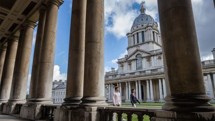Old Royal Naval College in Greenwich. Credit: London & Partners/Michael Barrow. Image courtesy of London & Partners/Michael Barrow.