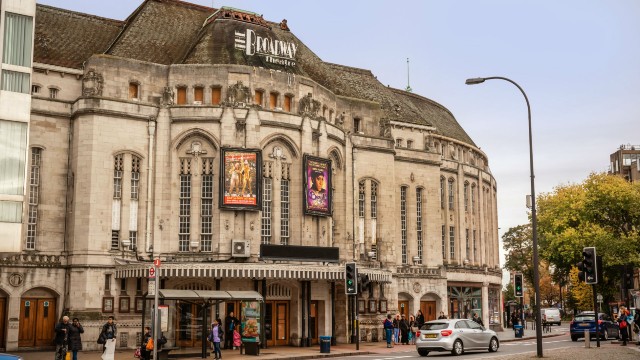 An exterior view of the Broadway Theatre in Lewisham.
