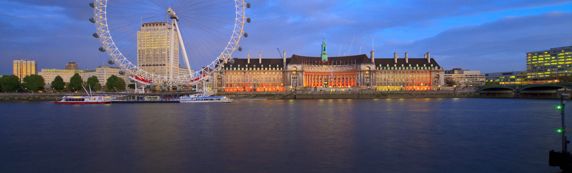 London Eye on the Thames