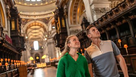 Marvel at the dazzling ceilings of St Paul's Cathedral. © London & Partners/Michael Barrow