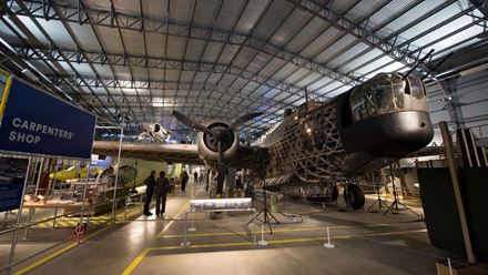 Discover an extensive collection of aircraft at Brooklands Museum. Image courtesy of Golden Tours.
