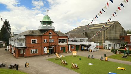 Visit Brooklands Museum and discover motoring and aviation history. Image courtesy of Golden Tours.