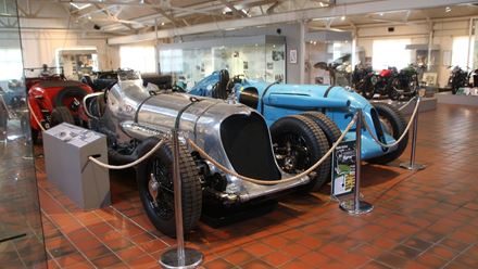 Marvel at one-of-a-kind vehicles at Brooklands Museum. Image courtesy of Golden Tours.