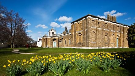 Dulwich Picture Gallery and gardens in the spring. Credit: Stuart Leech. Image courtesy of Dulwich Picture Gallery.