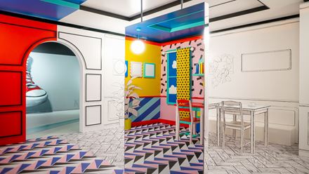 Step into The Colour Flip Room at Twist Museum. Image courtesy of Twist Museum.