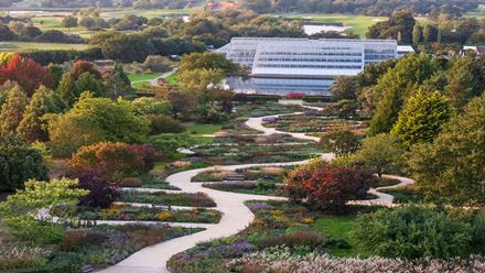 Marvel at the outdoor landscape at RHS Garden Wisley. Image courtesy of RHS Garden Wisley, credit: Jason Ingram