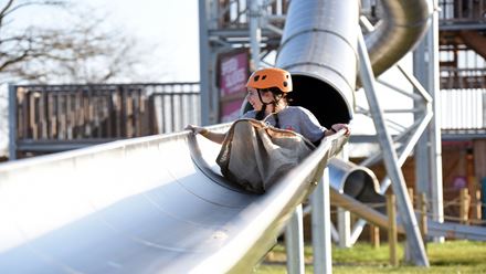Zoom down a 24-metre high speed slide at Gripped London. Image courtesy of Golden Tours.