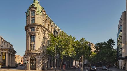 An exterior shot of One Aldwych. Credit: Nick Rochowski Photography. Image courtesy of One Aldwych.