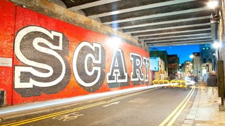 Discover the colourful street art of Shoreditch and find out about the culture, history and techniques of pieces. Image courtesy of Golden Tours.