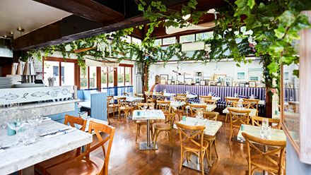 Inside The Summerhouse. Credit: Steven Joyce. Image courtesy of First Restaurant Group.