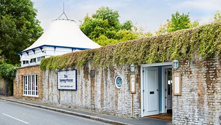  The entrance to The Summerhouse. Credit: Steven Joyce. Image courtesy of First Restaurant Group.