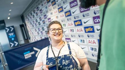 Pick up your audio guide upon arrival at the Tottenham Hotspur Stadium and enjoy a self-guided visit. © visitlondon.com/Michael Barrow