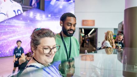 Explore the Tottenham Hotspur Stadium at your own pace with an audio guide. © visitlondon.com/Michael Barrow
