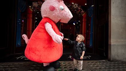 Meet your favourite cartoon character at Hamleys. Image courtesy of Hamleys.