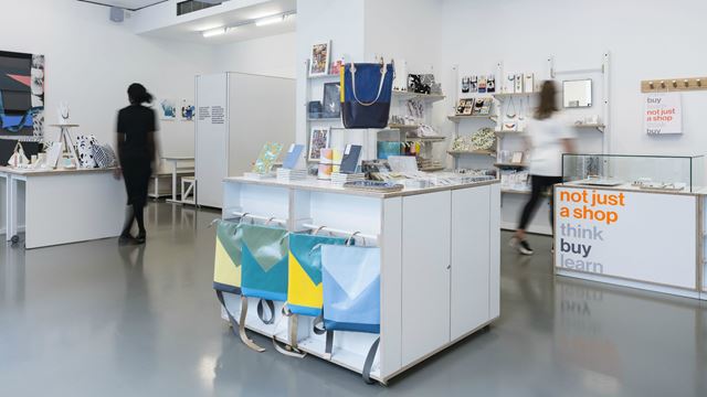 Buy from budding designers at Not Just A Shop. ©Damian Griffiths. Not Just A Shop, University of Arts London