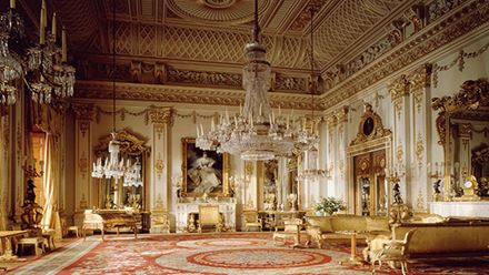 State rooms at Buckingham Palace, Image courtesy of The Royal Collection © 2002, Her Majesty Queen Elizabeth II