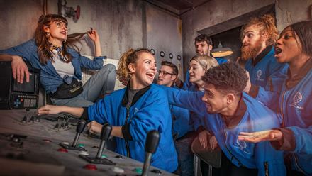 Face the ultimate team challenge as you travel through four time zones. Image courtesy of The Crystal Maze LIVE Experience.