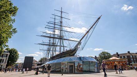 Step aboard the Cutty Sark, a famous tea clipper that was once the fastest ship at sea. © visitlondon.com/Michael Barrow