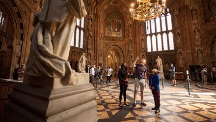 Houses of Parliament audio tours. Image courtesy of UK Parliament.