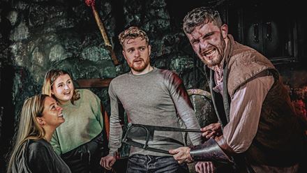 Visit London Dungeon's Torture Chamber to discover the medieval torture devices used on prisoners. Image courtesy of The London Dungeon.