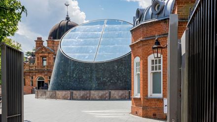 Visit the Peter Harrison Planetarium in Greenwich, London. Image courtesy of Royal Museums Greenwich.