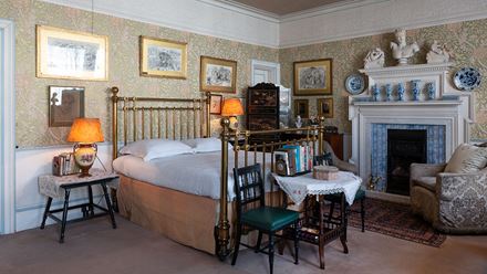 The bedroom at Sambourne House. Credit: Jaron James. Image courtesy of RBKC / Sambourne House.