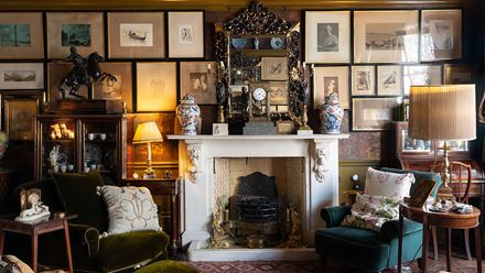 Inside the drawing room at Sambourne House. Credit: Jaron James. Image courtesy of RBKC / Sambourne House.